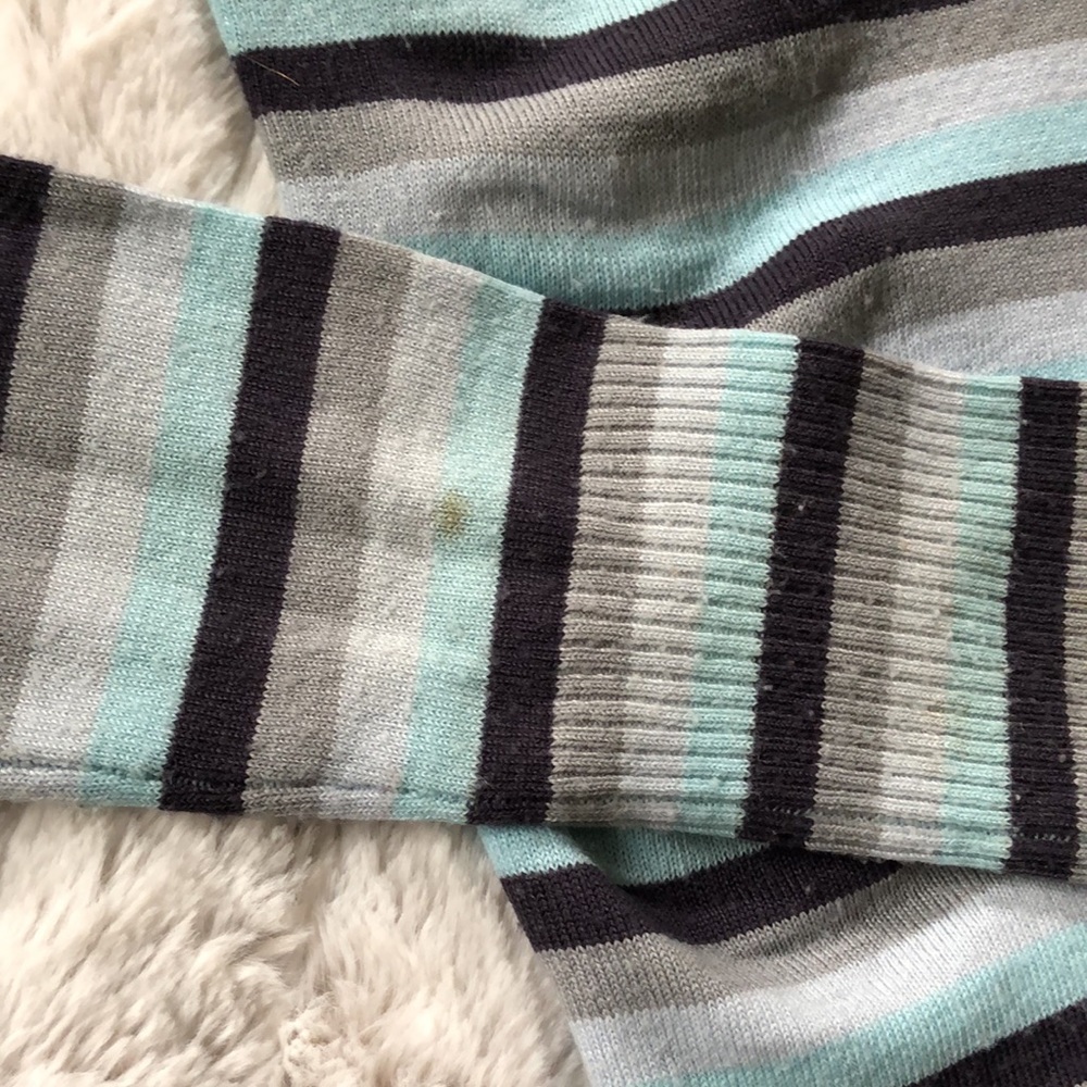 French‎ Connection Vintage Y2K striped crewneck sweater - Picture 3 of 9